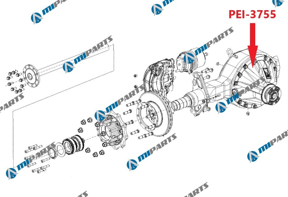 PEI-3755 Редуктор 65206 фото запчасти